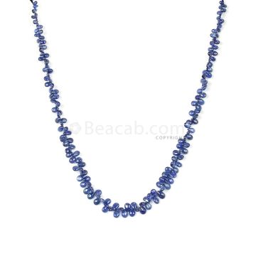 1 Line - Medium Blue Sapphire Drops - 83.50 cts - 4.5 x 2.6 mm to 6.4 x 4.5 mm (SDR1026)