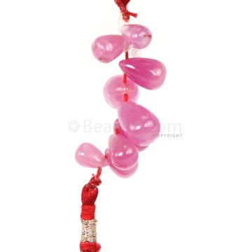 1 Line - Medium Pink Pink Sapphire Drops - 21.90 cts - 6.5 x 4.4 mm to 10.2 x 6.3 mm (PSDR1024)