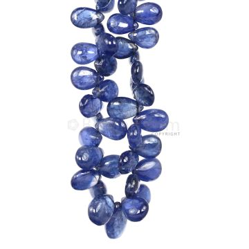 1 Line - Medium Blue Sapphire Drops - 93 cts - 6.6 x 4.5 mm to 10.2 x 6.1 mm (SDR1028)
