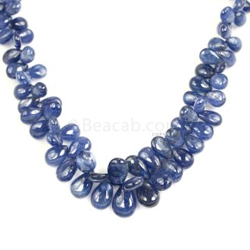 1 Line - Medium Blue Sapphire Drops - 263.00 cts - 5.3 x 3.9 mm to 12.5 x 8.3 mm (SDR1025)