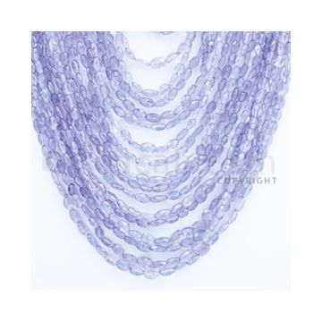 3.50 to 7.50 mm - Tanzanite Faceted Tumbled Beads - 954.30 carats - 16 to 25 inches (TzFTuB1003)