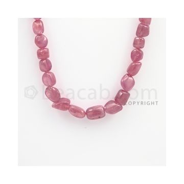 12.00 to 13.00 mm - Ruby Tumbled (FG) Beads - 353.05 carats - 23 inches (RuTuBFG1003)