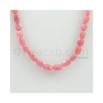 7.00 to 11.00 mm - 1 Line - Pink Sapphire Faceted Tumbled Beads - 15 inches (PnSFTuB1009)