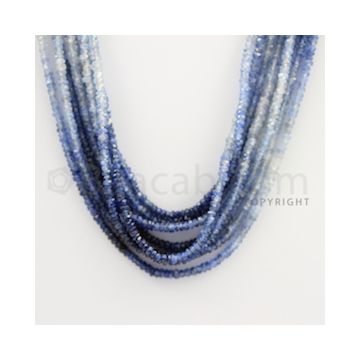 2.50 to 2.80 mm - 8 Lines - Sapphire Faceted Beads - 19 inches (SFBSh1009)