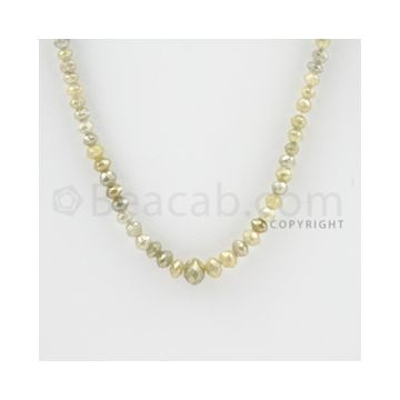 3.50 to 6.00 mm - 1 Line - Fancy Diamond Faceted Beads - 20 inches (FncyDia1021)