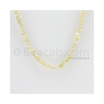 2.00 to 2.50 mm - 1 Line - Fancy Diamond Faceted Beads - 15 inches (FncyDia1023)