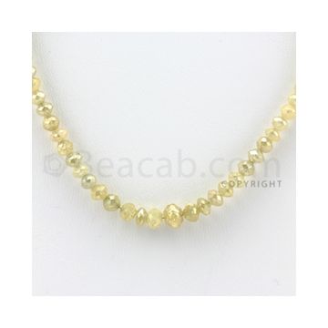 3.00 to 5.25 mm - 1 Line - Fancy Diamond Faceted Beads - 14 inches (FncyDia1031)
