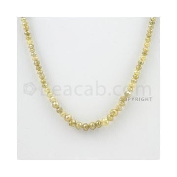 2.50 to 3.50 mm - 1 Line - Fancy Diamond Faceted Beads - 15 inches (FncyDia1032)