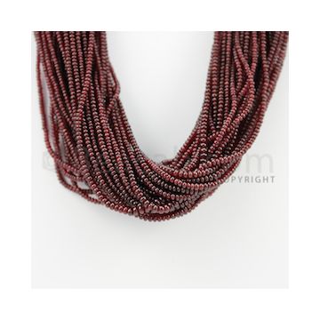 2.00 to 4.00 mm - 53 Lines - Ruby Smooth Beads - 16 inches (RSB1001)