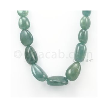 16.00 to 30.00 mm - Aquamarine Tumbled Beads - 668.90 Carats - 1 Line (AqTuB1006)