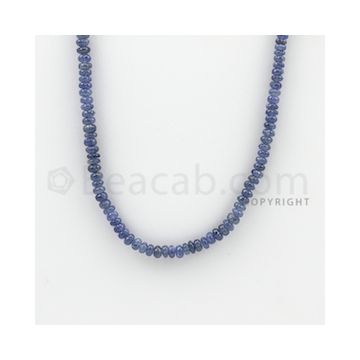 4.00 to 6.00 mm - 1 Line - Sapphire Carved Beads - 24 inches (SCarB1005)