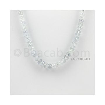 5.00 to 6.50 mm - 1 Line - Sapphire Faceted Roundel Beads - 14 inches (SFRoB1026)