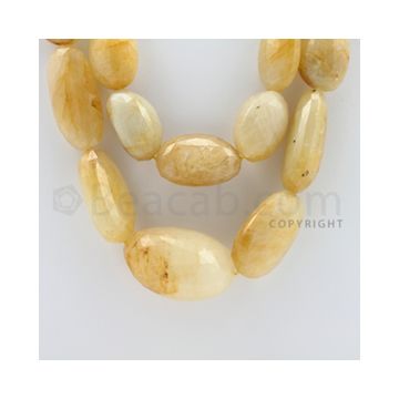 7.50 to 30.00 mm - 2 Lines - Yellow Sapphire Faceted Tumbled Beads - 22 to 25 inches (YSaFTu1002)