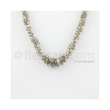 3.50 to 8.50 mm - 1 Line - Diamond Drop Beads - 15 inches (DiaDrp1004)