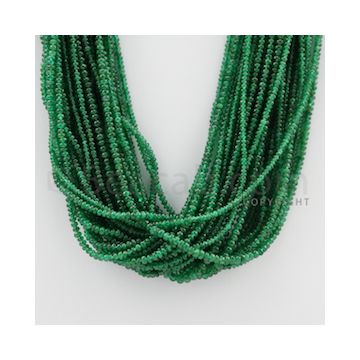 2.50 to 3.50 mm - 29 Lines - Emerald Smooth Beads - 16 inches (EmSB1039)