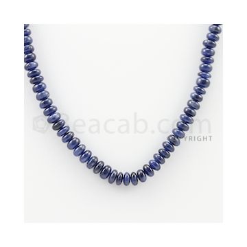 5.70 to 6.20 mm - 1 Line - Sapphire Smooth Beads - 16 inches (SSB1032)