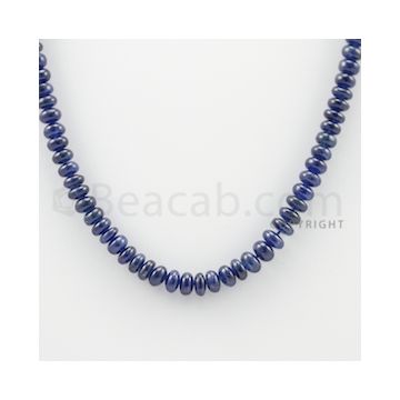 5.80 to 6.80 mm - 1 Line - Sapphire Smooth Beads - 16 inches (SSB1033)