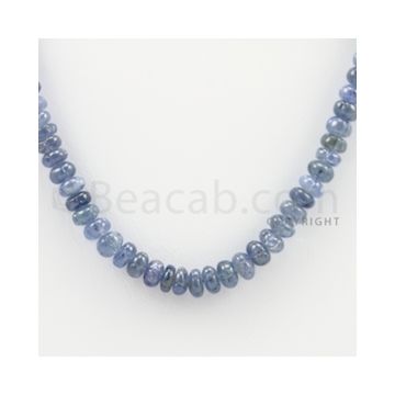 4.10 to 5.50 mm - 1 Line - Sapphire Carved Beads - 15 inches (SCarB1010)