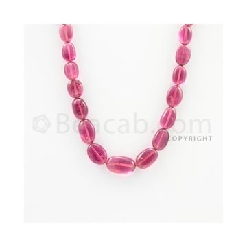 7.40 to 14.50 mm - 1 Line - Tourmaline Tumbled Beads - 16 inches (ToTuB1027)