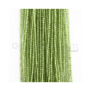 2.50 mm - 50 Lines - Peridot Smooth Beads - 15 inches (PSB1004)
