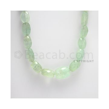 12.00 to 21.00 mm - 1 Line - Emerald Tumbled Beads - 22 inches (EmFTuB1001)