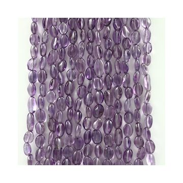 7 to 9.50 mm - 15 Lines - Amtheyst Gemstone Tumbled Beads - 777.00 carats (AmTuB1001)
