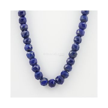 8.50 to 10.50 mm - 1 Line - Lapis Lazuli Gemstone Faceted Beads - 265.70 carats (LapisB1007)