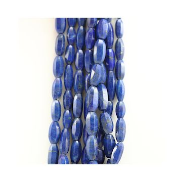 9 to 18 mm - 4 Lines - Lapis Lazuli Gemstone Faceted Beads - 699.50 carats (LapisB1011)