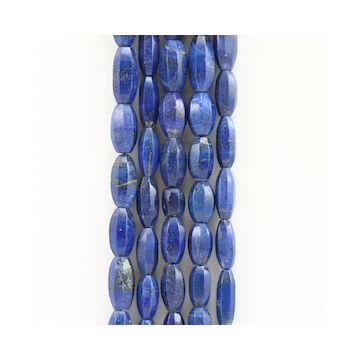 9 to 19 mm - 5 Lines - Lapis Lazuli Gemstone Faceted Tumbled Beads - 806.00 carats (LapisB1014)