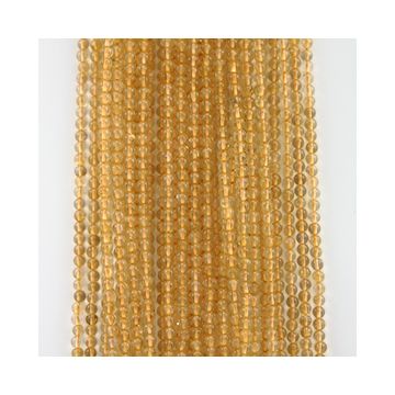 4.20 mm - 31 Lines - Citrine Gemstone Smooth Beads - 1496.00 carats (CitSB1001)