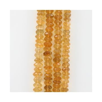 9 mm - 4 Lines - Citrine Gemstone Faceted Beads - 950.00 carats (CitFB1002)