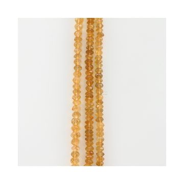 6.50 mm - 3 Lines - Citrine Gemstone Faceted Beads - 365.50 carats (CitFB1004)