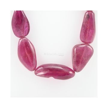 21 to 50 mm - 1 Line - Tourmaline Gemstone Tumbled Beads - 1552.00 carats (ToTub1034)
