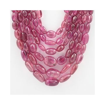 4 to 7.50 mm - 6 Lines - Tourmaline Gemstone Tumbled Beads - 791.00 carats (ToTub1050)