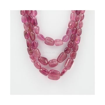 5 to 16 mm - 3 Lines - Tourmaline Gemstone Tumbled Beads - 410.00 carats (ToTub1052)