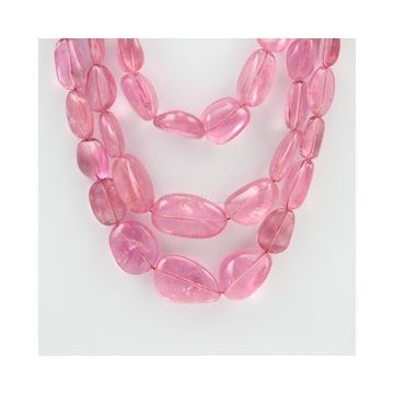 9.50 to 20.50 mm - 3 Lines - Tourmaline Gemstone Tumbled Beads - 620.05 carats (ToTub1058)