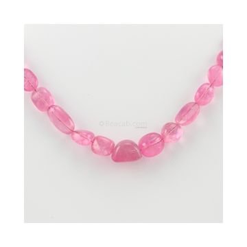 6.30 to 12 mm - 1 Line - Tourmaline Gemstone Tumbled Beads - 84.25 carats (ToTub1067)-OOS
