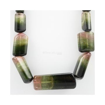 17 to 62 - 1 Line - Watermelon Tourmaline Gemstone Tumbled Beads - 983.00 carats (ToTub1070)