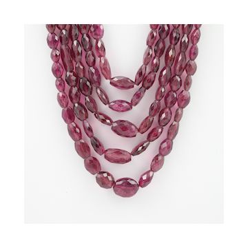 7.50 to 17 mm - 5 Lines - Tourmaline Gemstone Faceted Tumbled Beads - 860.45 carats (ToFTuB1003)