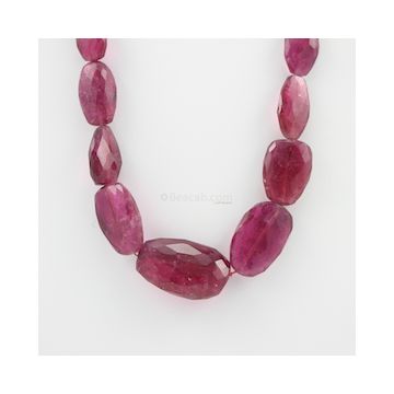13 to 40 mm - 1 Line - Tourmaline Gemstone Faceted Tumbled Beads - 415.00 carats (ToFTuB1005)