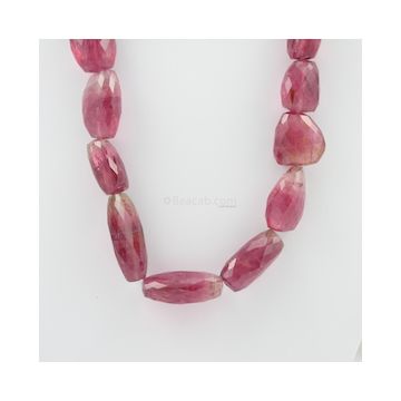19 to 35 mm - 1 Line - Tourmaline Gemstone Faceted Tumbled Beads - 837.00 carats (ToFTuB1006)