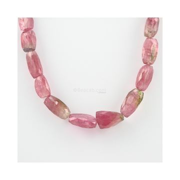 9 to 20 mm - 1 Line - Tourmaline Gemstone Faceted Tumbled Beads - 291.00 carats (ToFTuB1010)