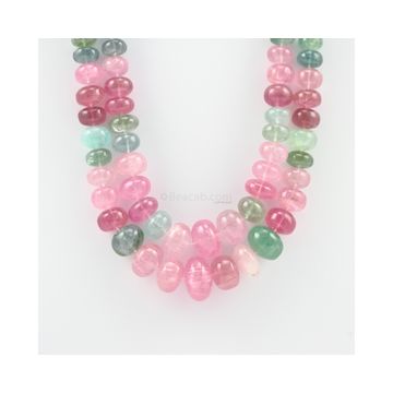 9.50 to 18 mm - 2 Lines - Tourmaline Gemstone Smooth Beads - 1004.15 carats (MTour1014)