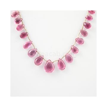 5 to 12 mm - Medium Pink Tourmaline Drop - 28.00 carats (ToDr1075)