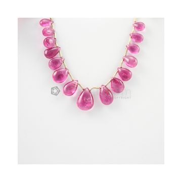 6 to 11.50 mm - Medium Pink Tourmaline Drop - 22.17 carats (ToDr1078)
