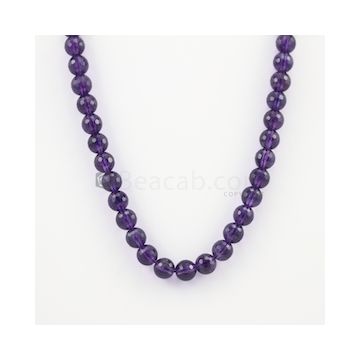 10.20 to 10.50 mm - Dark Purple Amethyst Faceted Beads - 275.00 carats (AmFB1008)