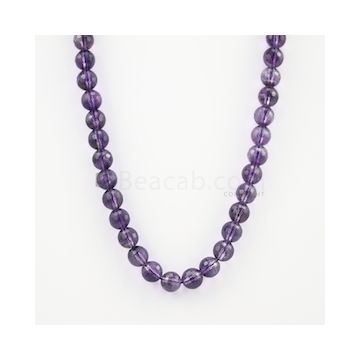 10.40 mm - Dark Purple Amethyst Faceted Beads - 277.00 carats (AmFB1009)