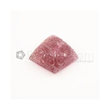 45 x 42 mm - Medium Pink Tourmaline Carving - 169.56 carats (ToCarv1007)