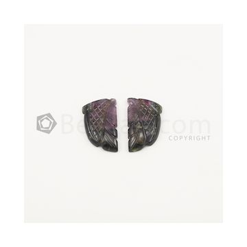 24 x 14 mm - Watermelon (Bi-Color) Tourmaline Carving - 23.00 carats (ToCarv1025)