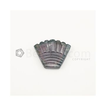 24 x 30 mm - Watermelon (Bi-Color) Tourmaline Carving - 43.70 carats (ToCarv1030)